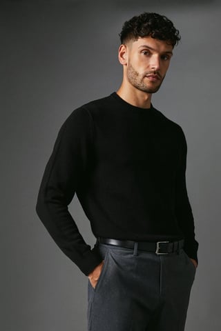 Premium Pure Cotton Crew Neck Jumper