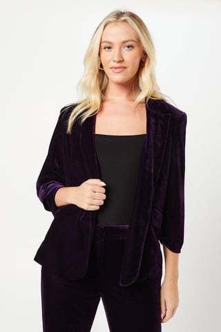 Velvet Blazer