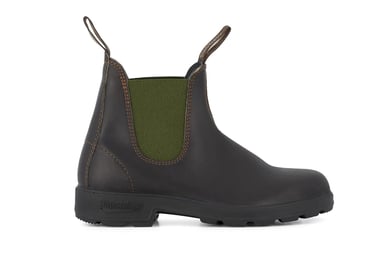 Bota Chelsea Blundstone n.° 519 en marrón fuerte y oliva