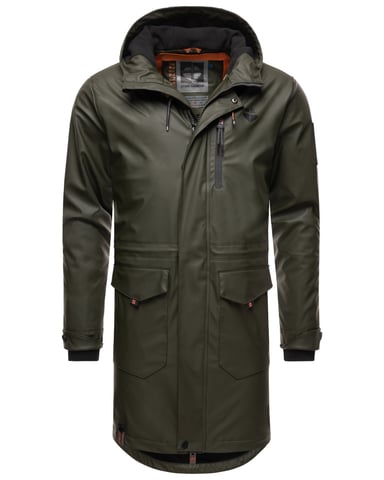 Abrigo impermeable para hombre Stone Harbour Verdaan
