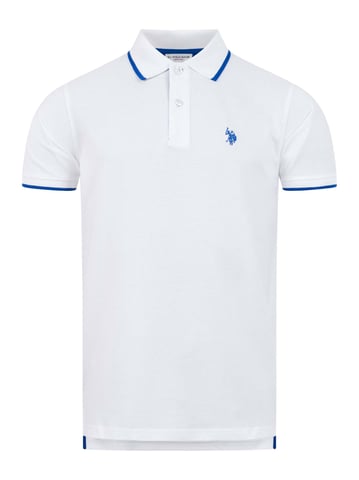 Polo para hombre U.S. Polo Assn. de algodón con detalles en contraste