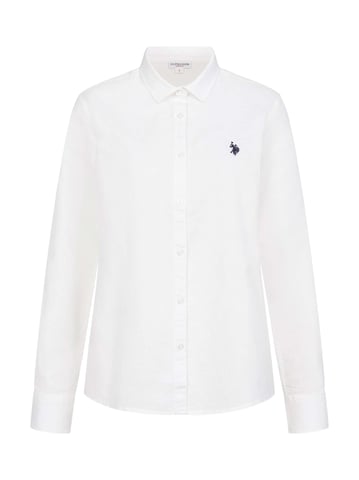Camisa de lino para mujer U.S. Polo Assn. de mezcla lino y algodón