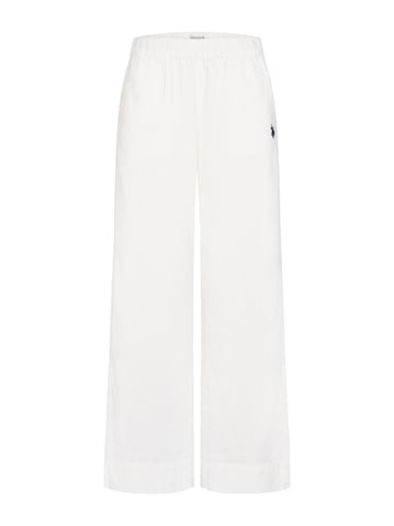 Pantalón de lino para mujer U.S. Polo Assn. con cintura elástica