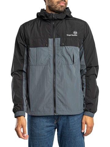 Sergio Tacchini Chaqueta Con Capucha Alba, Negro