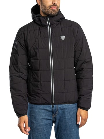 EA7 Chaqueta Train Premium, Negro