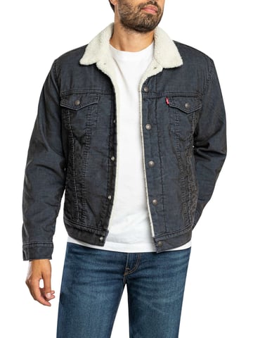 Levi's Tipo 3 Sherpa Camuflaje Chaqueta, Gris