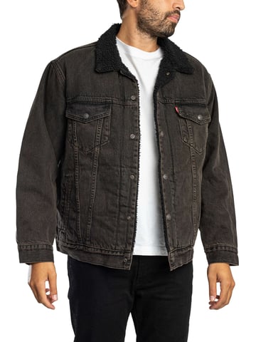 Levi's Chaqueta Sherpa De Corte Relajado, Negro