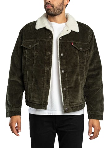 Levi's Chaqueta Tipo Camionero De Pana Sherpa Tipo 3, Marrón