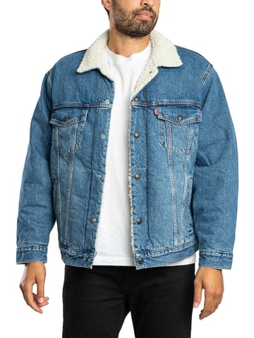 Levi's Chaqueta Sherpa De Corte Relajado, Azul