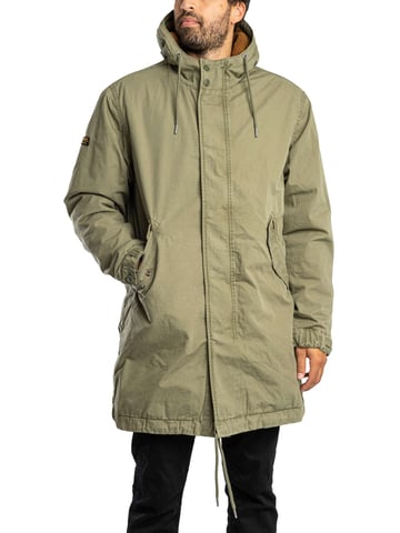 Superdry Chaqueta Parka Militar, Verde