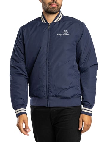 Sergio Tacchini Chaqueta Bomber De La Corte, Azul
