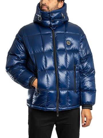 Armani Exchange Chaqueta Acolchada Con Insignia, Azul