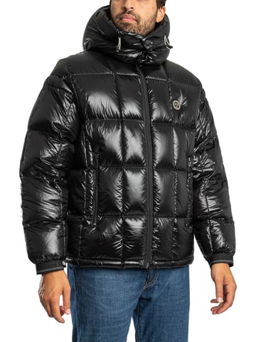 Armani Exchange Chaqueta Acolchada Con Insignia, Negro