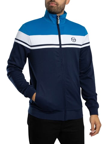 Sergio Tacchini Chamarra Deportiva Damarindo, Azul