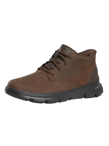 Skechers Botas Garza Ridley De Corte Relajado Y Ajuste Arqueado Sin Cordones, Marrón
