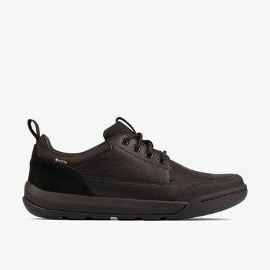 AshcombeLoGTX Black Leather Zapatos