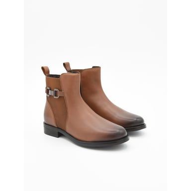 Botín casual Purapiel Bro5 color negro104930