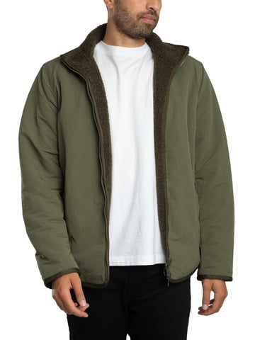 Barbour Chaqueta Polar Reversible, Verde
