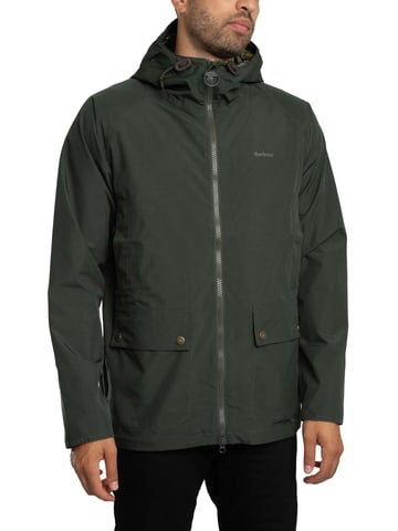 Barbour Chaqueta Impermeable Con Capucha Domus, Verde