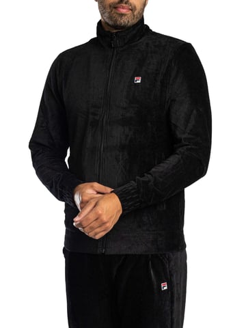 Fila Chaqueta Deportiva De Pana Walter, Negro