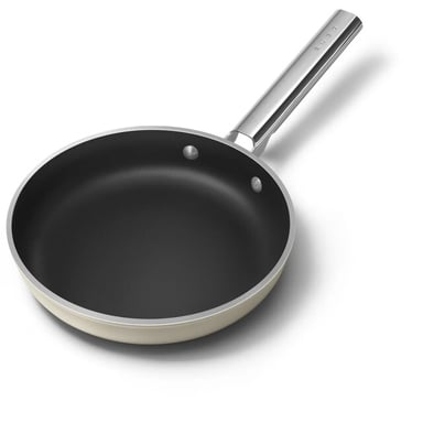 Smeg Sartén con revestimiento cerámico crema 20cm
