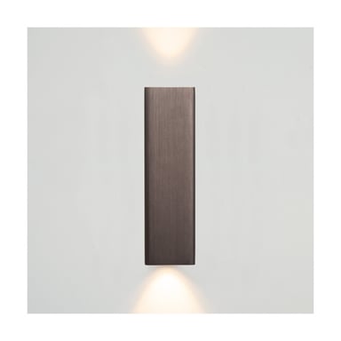 Atmooz Bertrix aplique cepillado Ø 4,5 x H 16 cm LED integrada