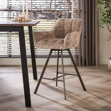 Hoyz taburete de bar Rova - 52x56x95 cm set de 2