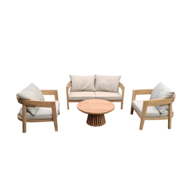 Livingfurn Bilbao conjunto de muebles de jardín 80x148x68cm
