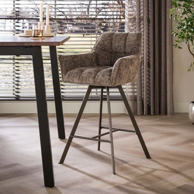 Hoyz taburete de bar Rova - 52x56x95 cm set de 2