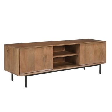Livingfurn Mueble de TV Ravenstein 50x40x150cm