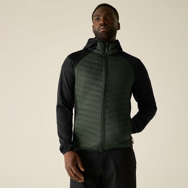 Regatta Chaqueta híbrida de hombre Andreson (caqui oscuro/negro)