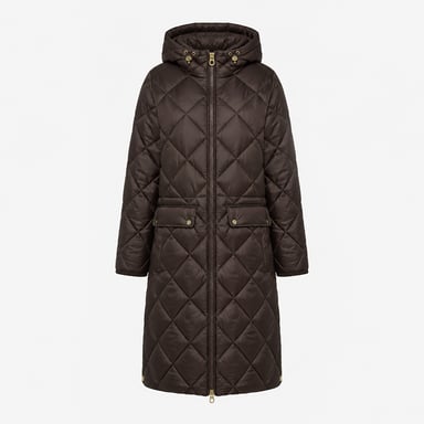 Joules Chessington Chaqueta acolchada de mujer Marrón chocolate