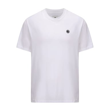 Camiseta de hombre Pretty Green de corte regular con cuello redondo, blanca