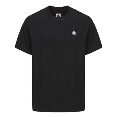 Camiseta de hombre Pretty Green de corte regular y cuello redondo en negro