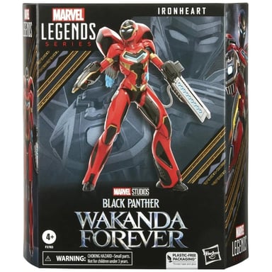 Accessories Marvel Comics Hasbro Legends Black Panther Wakanda Forever Ironheart Figura de acción de juguete de 6 pulgadas en multicolor