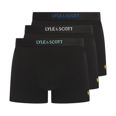 Lyle And Scott Pack de 3 prendas de ropa interior para hombre Negro