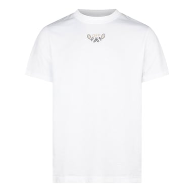 Off-White Off Bandana Arrow chanclas de hombre en blanco