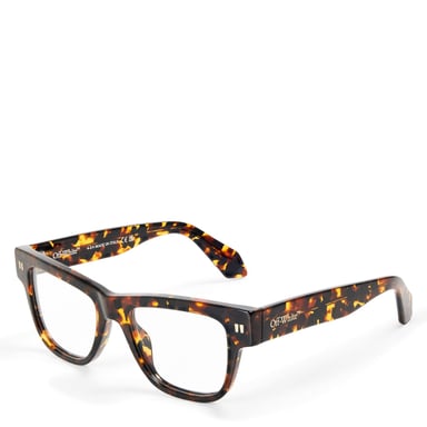 Off-White Accessories Style 7W gafas de sol rectangulares de montura completa en Havana