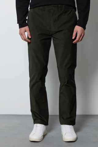 Maine Pantalón chino de pana premium Olive