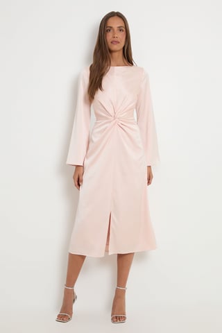 Vestido midi con giro abstracto de Wallis