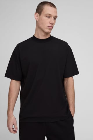 Essential camiseta oversize con cuello extralargo
