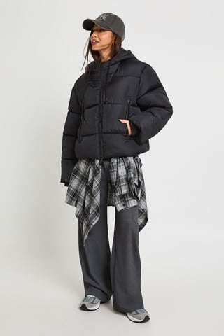 Chaqueta acolchada con capucha
