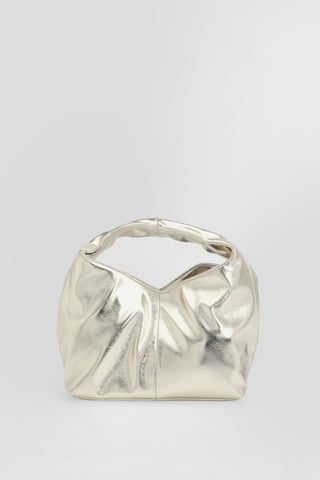 Bolso de mano de efecto piel