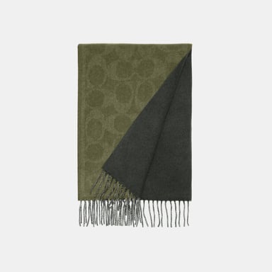 Bufanda de cachemira Signature reversible