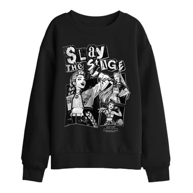 K-Pop Demon Hunters Sudadera infantil Huntrix Slay The Stage (Negro)