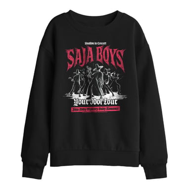 K-Pop Demon Hunters Sudadera Mono Band Saja Boys para niños (Negro)
