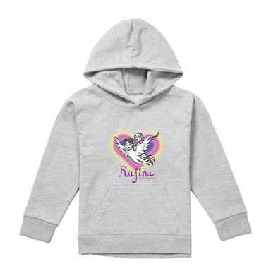 K-Pop Demon Hunters Sudadera con capucha infantil Huntrix Saja Boys Rujinu Saja Boys Heart (Athletic Heather)