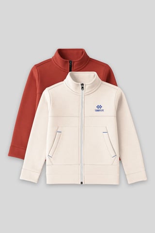 Sudadera juvenil con cuello y cremallera Tommy Life