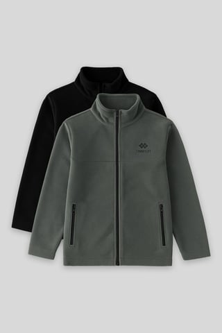 Tommy Life sudadera juvenil de felpa con cuello de cremallera