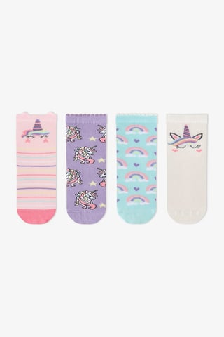 Penti Girls' Unicorn Sky pack de 2 calcetines tobilleros